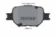 TEXTAR Bremsbelagsatz, Scheibenbremse 2386401
