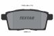 TEXTAR Bremsbelagsatz, Scheibenbremse 2454501