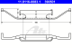 ATE Feder, Bremssattel 11.8116-0083.1