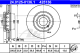 ATE Bremsscheibe 24.0125-0136.1