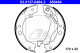 ATE Bremsbackensatz, Feststellbremse 03.0137-0464.2