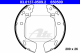 ATE Bremsbackensatz 03.0137-0509.2