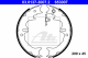 ATE Bremsbackensatz, Feststellbremse 03.0137-3007.2