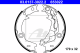 ATE Bremsbackensatz, Feststellbremse 03.0137-3022.2