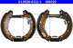 ATE Bremsbackensatz 03.0520-6322.3
