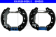 ATE Bremsbackensatz 03.0520-9520.3