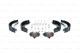 BOSCH Bremsbackensatz 0 204 113 735