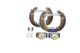 BOSCH Bremsbackensatz 0 204 114 129