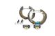 BOSCH Bremsbackensatz 0 204 114 598