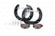 BOSCH Bremsbackensatz 0 204 114 612