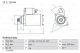 BOSCH Starter 0 986 017 000
