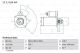 BOSCH Starter 0 986 021 051
