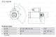 BOSCH Starter 0 986 021 590