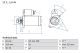 BOSCH Starter 0 986 025 080