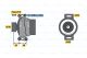 BOSCH Generator 0 986 043 910
