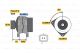 BOSCH Generator 0 986 080 660