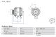 BOSCH Generator 0 986 082 610