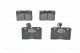 BOSCH Bremsbelagsatz, Scheibenbremse 0 986 424 144