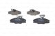 BOSCH Bremsbelagsatz, Scheibenbremse 0 986 424 227