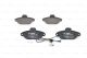 BOSCH Bremsbelagsatz, Scheibenbremse 0 986 424 379