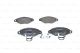 BOSCH Bremsbelagsatz, Scheibenbremse 0 986 424 455