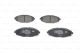 BOSCH Bremsbelagsatz, Scheibenbremse 0 986 424 512