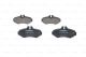 BOSCH Bremsbelagsatz, Scheibenbremse 0 986 424 516