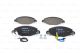 BOSCH Bremsbelagsatz, Scheibenbremse 0 986 424 581