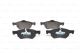 BOSCH Bremsbelagsatz, Scheibenbremse 0 986 424 668