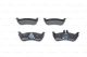 BOSCH Bremsbelagsatz, Scheibenbremse 0 986 424 708