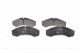 BOSCH Bremsbelagsatz, Scheibenbremse 0 986 424 833