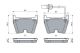 BOSCH Bremsbelagsatz, Scheibenbremse 0 986 424 949