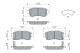 BOSCH Bremsbelagsatz, Scheibenbremse 0 986 460 075
