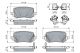 BOSCH Bremsbelagsatz, Scheibenbremse 0 986 460 161