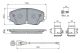 BOSCH Bremsbelagsatz, Scheibenbremse 0 986 460 162