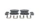 BOSCH Bremsbelagsatz, Scheibenbremse 0 986 460 168