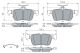 BOSCH Bremsbelagsatz, Scheibenbremse 0 986 460 237