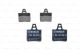 BOSCH Bremsbelagsatz, Scheibenbremse 0 986 460 958