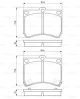 BOSCH Bremsbelagsatz, Scheibenbremse 0 986 460 974
