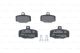 BOSCH Bremsbelagsatz, Scheibenbremse 0 986 460 993