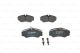 BOSCH Bremsbelagsatz, Scheibenbremse 0 986 460 998