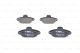 BOSCH Bremsbelagsatz, Scheibenbremse 0 986 461 119
