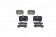 BOSCH Bremsbelagsatz, Scheibenbremse 0 986 461 141