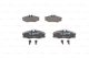 BOSCH Bremsbelagsatz, Scheibenbremse 0 986 469 790