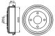 BOSCH Bremstrommel 0 986 477 054