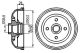 BOSCH Bremstrommel 0 986 477 056
