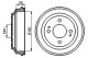 BOSCH Bremstrommel 0 986 477 063
