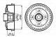 BOSCH Bremstrommel 0 986 477 112