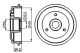 BOSCH Bremstrommel 0 986 477 118
