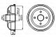 BOSCH Bremstrommel 0 986 477 134